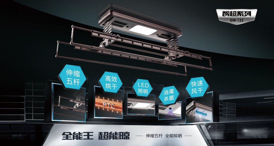 性价比最高的晾衣机？华体会体育(中国)HTH·官方网站,智能晾衣机122系列太强了叭